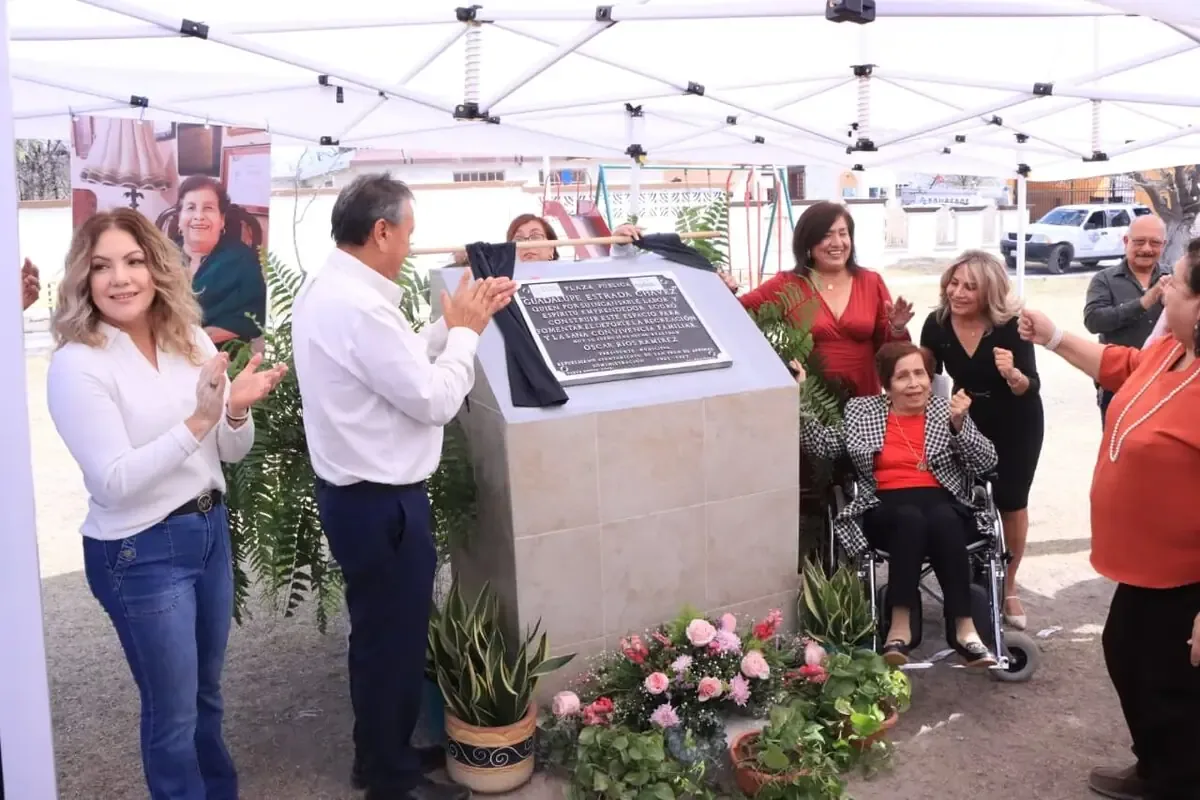 Un homenaje a la labor social de Doña Lupe, promotora de la convivencia en su comunidad.