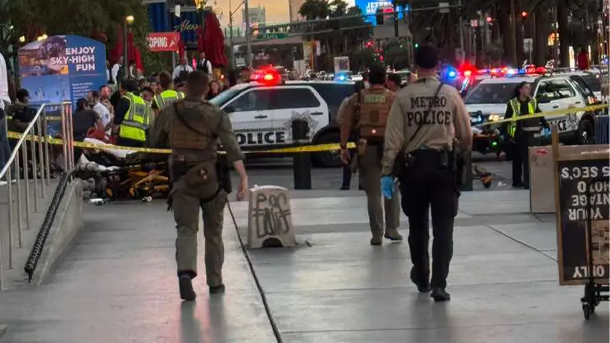 Un incidente trágico en Las Vegas dejó a un hombre en estado crítico.