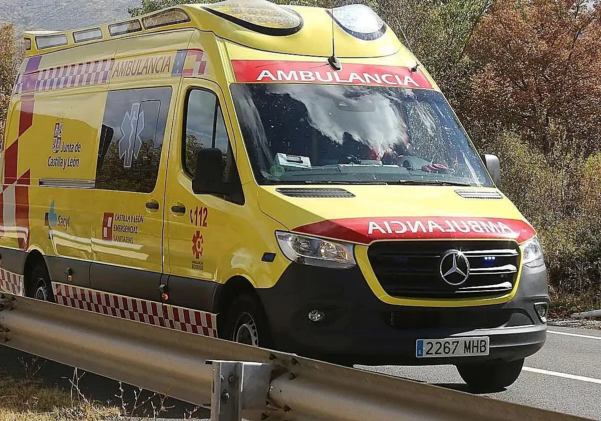 Un menor fue atendido tras un accidente en la carretera N-VI la tarde del 3 de marzo.