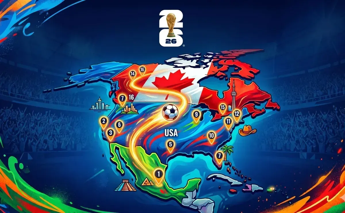 Un recorrido por las ciudades que albergarán el evento más grande del fútbol mundial.