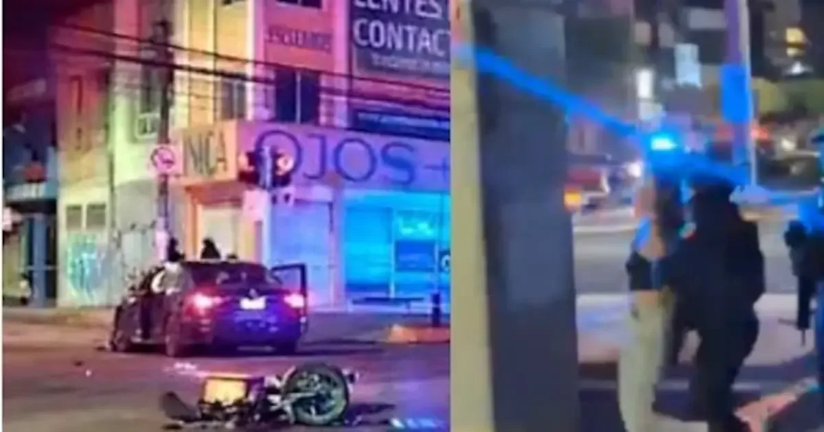 Un repartidor perdió la vida tras ser impactado por una conductora con aliento alcohólico.