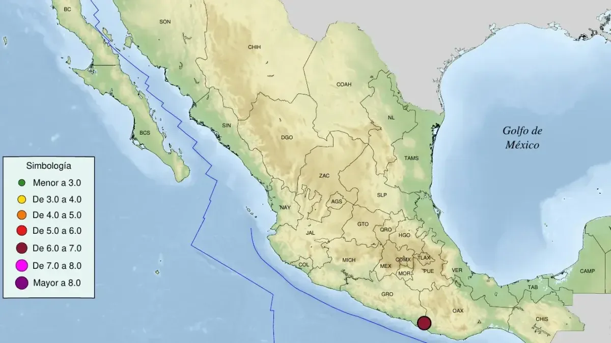 Un sismo se registró en varias ciudades de México, incluido el DF. No hay reportes de daños hasta el momento.