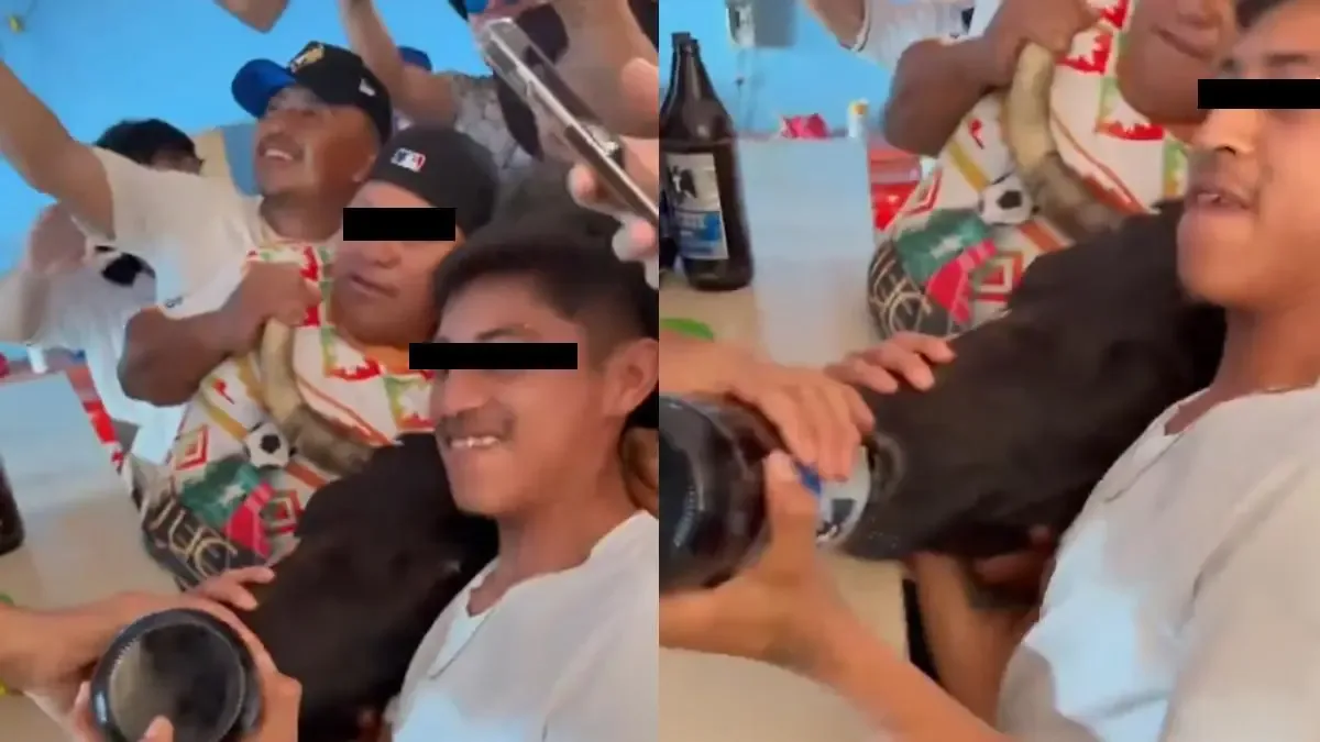 Un toro durante la controvertida celebración en Temax, Yucatán.
