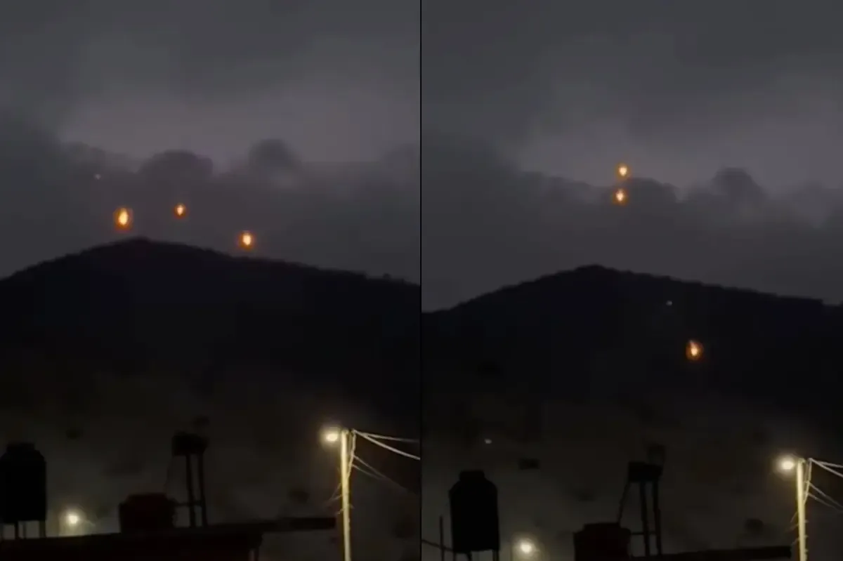 Un video que muestra luces flotantes genera atención y especulación en redes sociales sobre su origen.