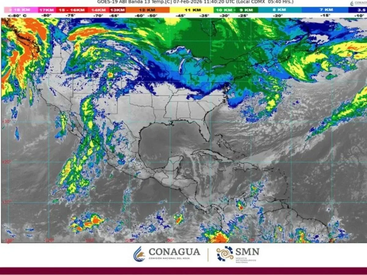 Una circulación ciclónica afectará el noroeste y trazará lluvias en varias regiones.