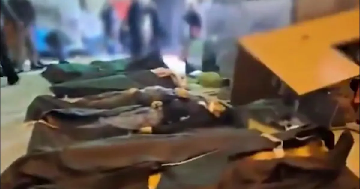 "Una morgue en Teherán evidencia la grave represión de manifestantes en Irán."