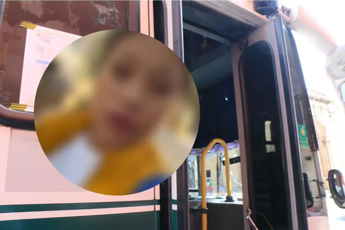 Una mujer y su hijo viven un tenso asalto en un camión en Oaxaca.