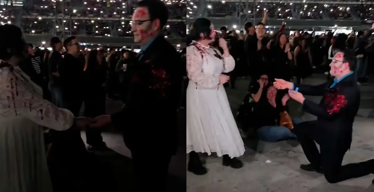 Una pareja vivió un momento inolvidable durante el concierto en CDMX, donde una inesperada propuesta emocionó a los asistentes.
