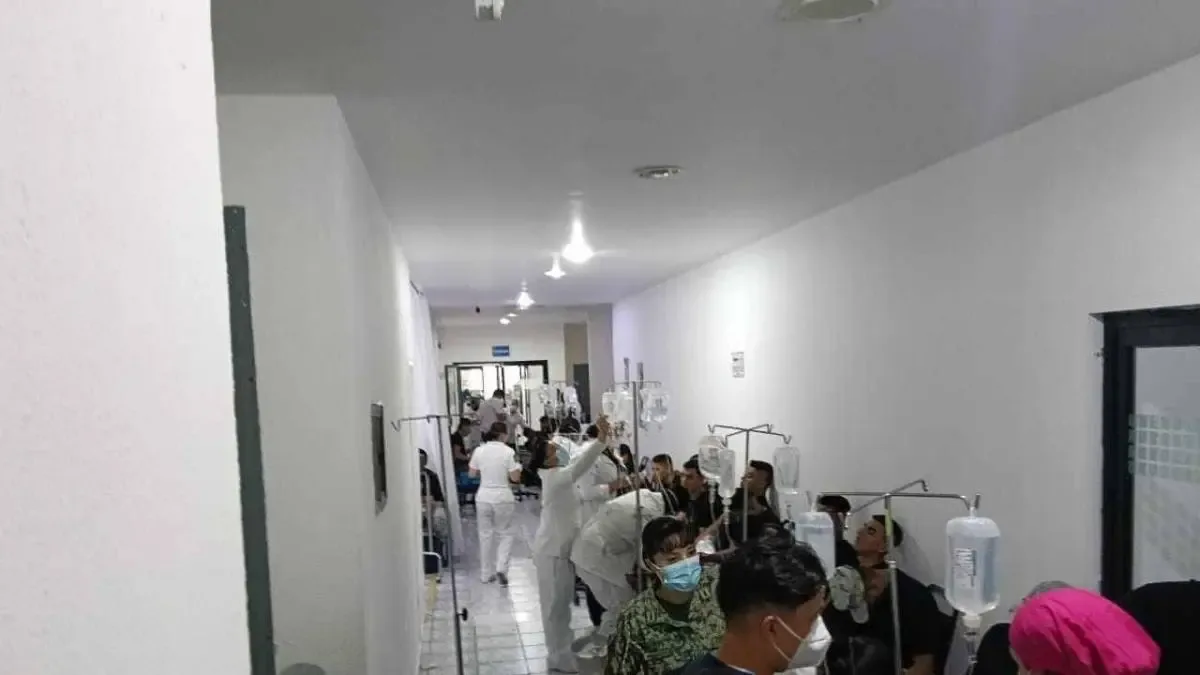 Unidades médicas atienden a integrantes de la Guardia Nacional tras intoxicación.