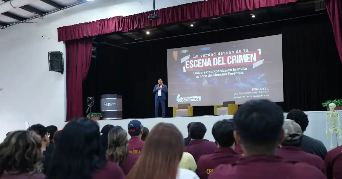 La conferencia busca despertar el interés en criminalística entre los jóvenes y presentar estadísticas delictivas actuales.