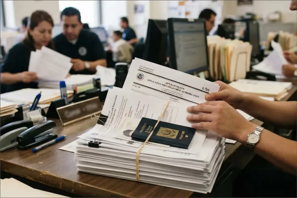 Los nuevos datos del USCIS revelan un aumento significativo en tiempos de procesamiento para permisos de trabajo en EE. UU.