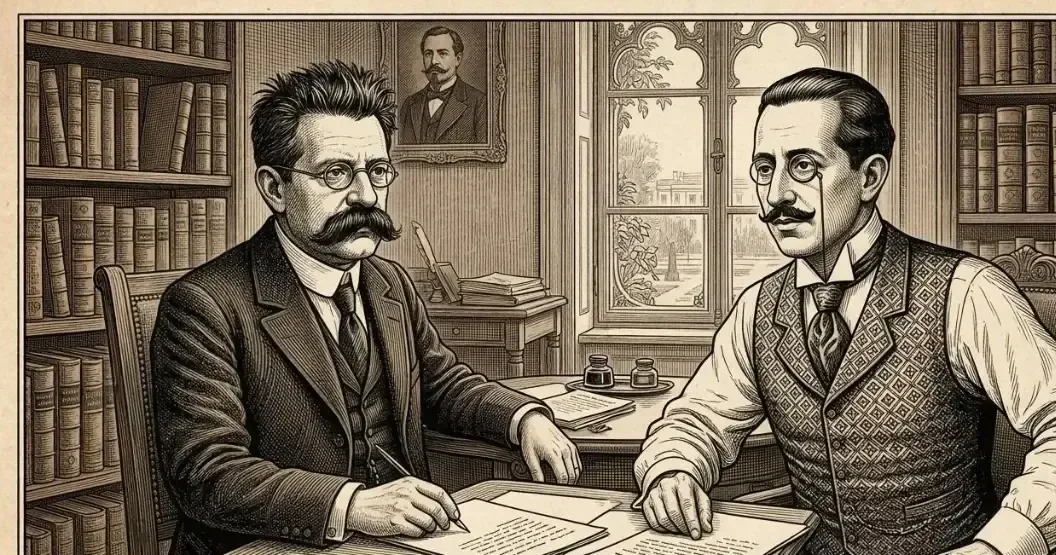 La conversación entre dos grandes escritores, un momento relevante en la literatura mexicana y latinoamericana.
