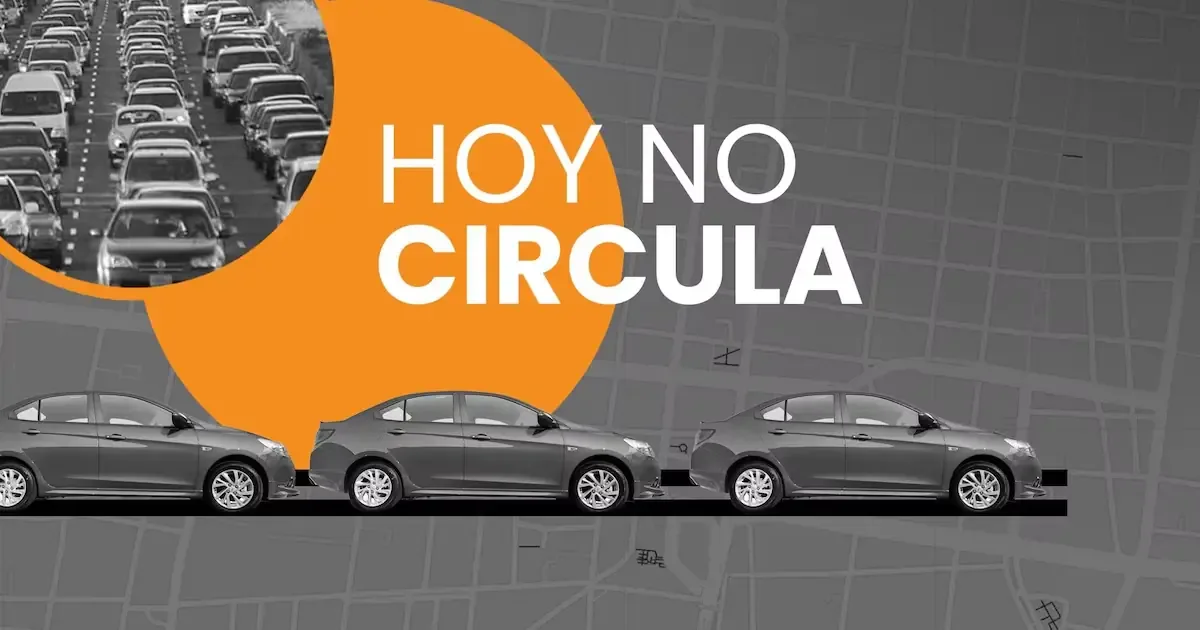 Vehículos con terminación de placa 7 y 8 no podrán circular este martes.
