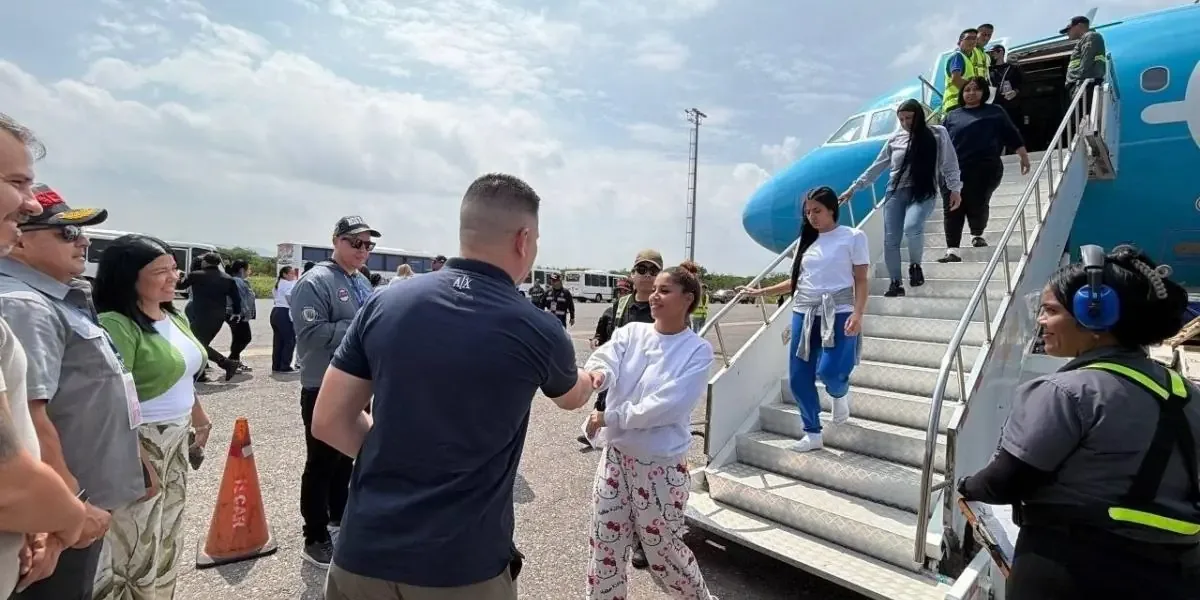 Se lleva a cabo un nuevo regreso de migrantes venezolanos como parte de una iniciativa del gobierno.