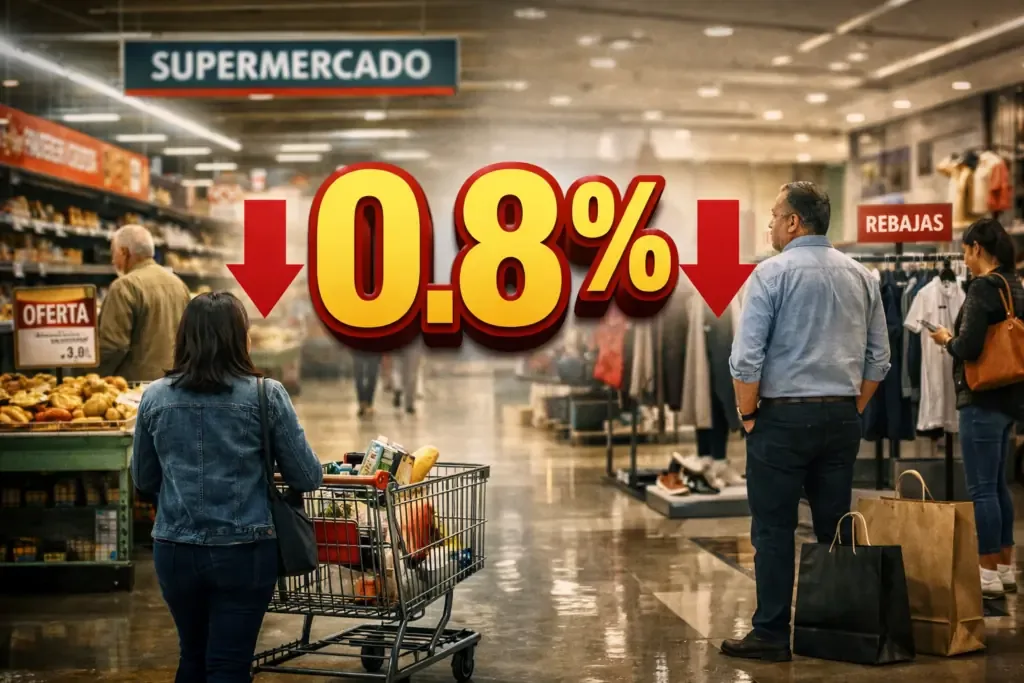 La leve alza refleja la desaceleración en el consumo interno de bienes.