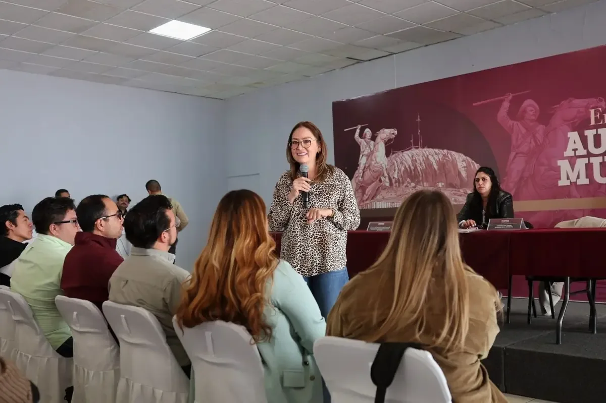 Vero Díaz resalta el rol de las autoridades locales en la Cuarta Transformación.