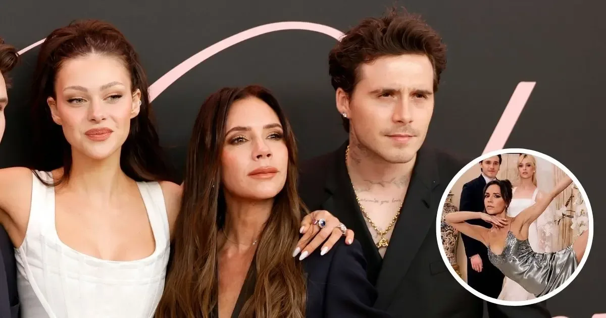 "Victoria Beckham se vuelve viral por memes sobre su baile en la boda de su hijo."