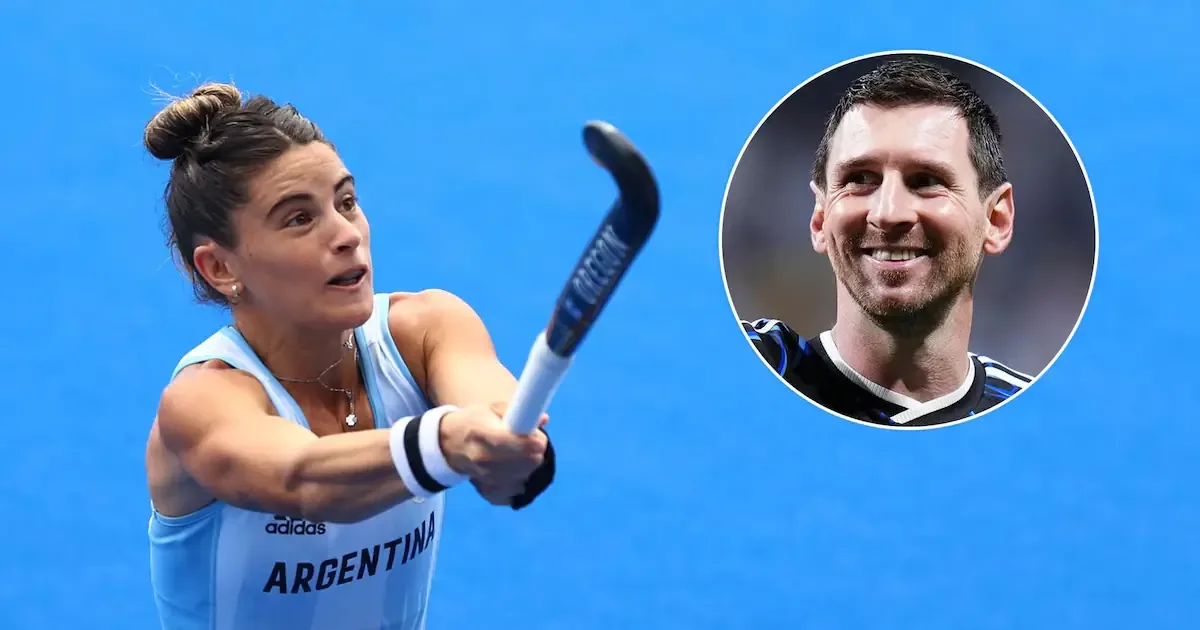 La jugadora de hockey busca aclarar malentendidos tras comentarios sobre su idolatría hacia Messi.