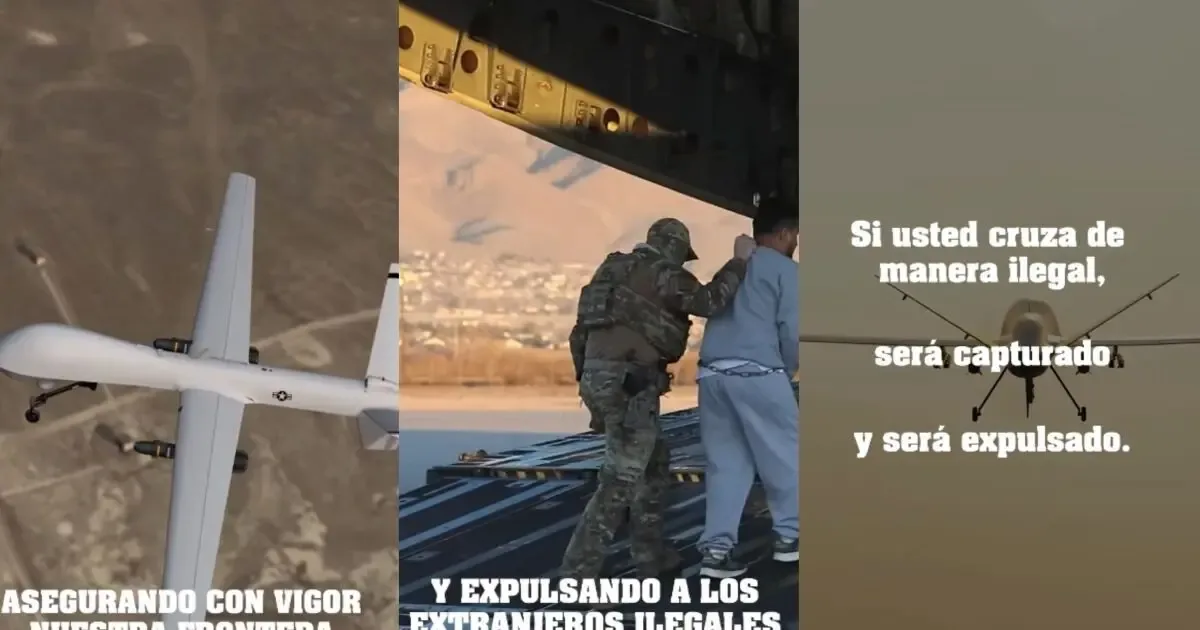 Vigilancia constante en la frontera entre México y EE. UU. por drones avanzados.