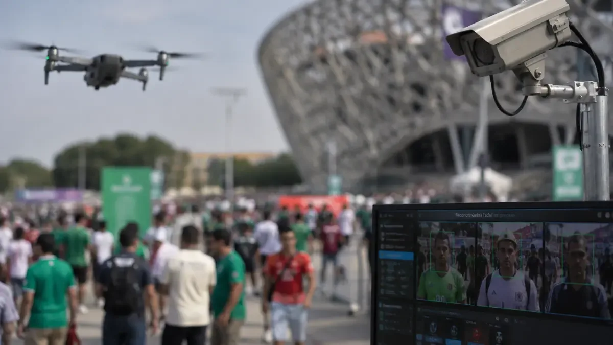 El evento deportivo en México plantea un intenso debate sobre el uso de tecnologías de seguridad.