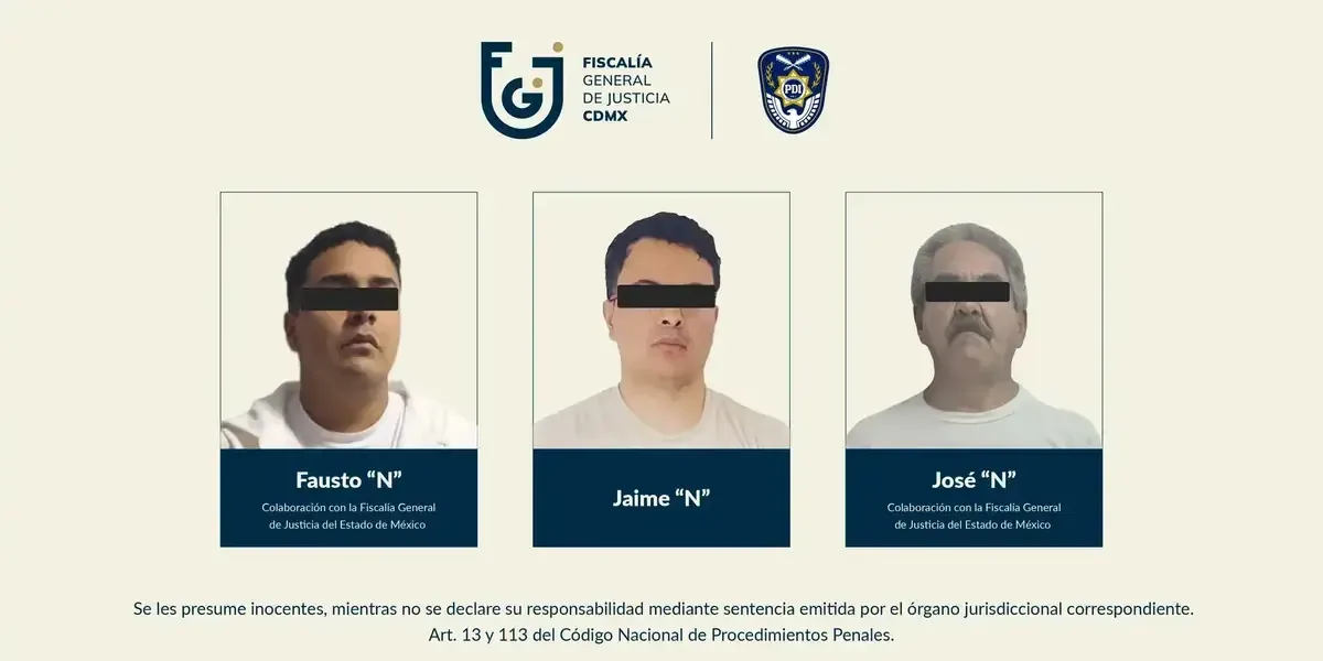 La vinculación se da tras investigaciones sobre un grupo delictivo que operaba en la Ciudad de México.