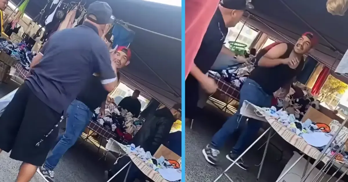 Una pelea entre dos hombres en la Curva del Mariano genera reacciones en redes sociales.