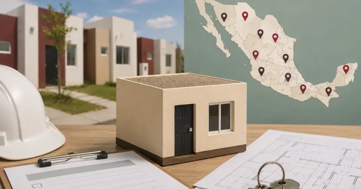 El programa busca ofrecer viviendas a familias con escasos recursos en México.