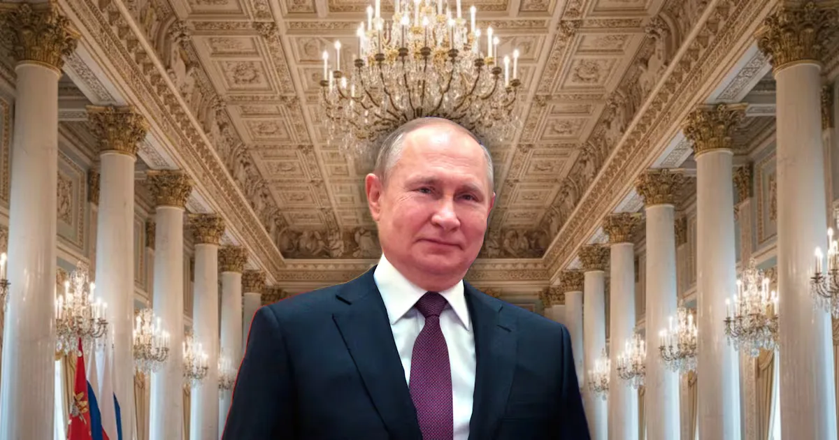 Vladimir Putin durante la ceremonia de entrega de cartas credenciales en el Kremlin.
