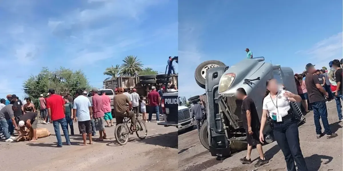 El accidente terminó en un intento de rapiña que complicó el control de la situación por parte de autoridades.