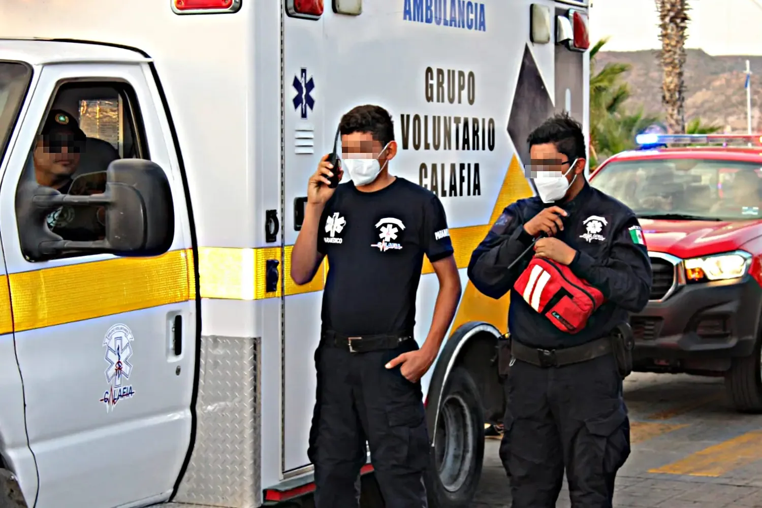 Voluntarios y unidades de rescate en la reunión de coordinación para el Carnaval.