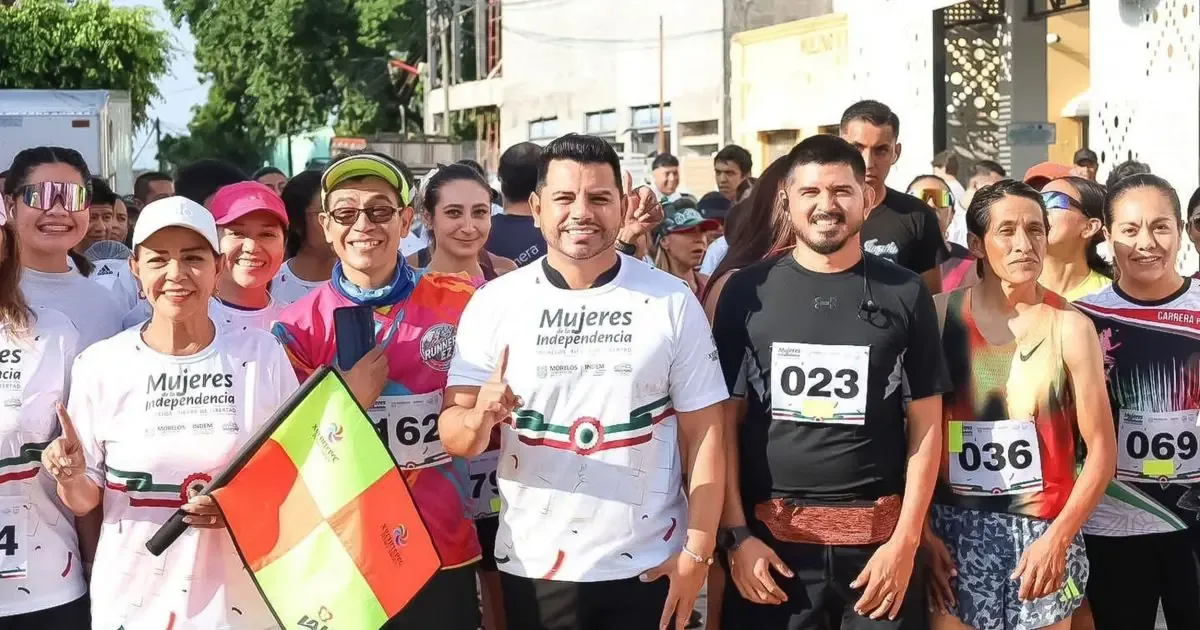 La carrera busca promover la actividad física y la participación de la comunidad en el aniversario patrio.