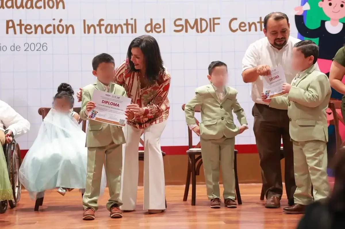 La graduación marca el paso a la educación básica para los pequeños de Villahermosa.