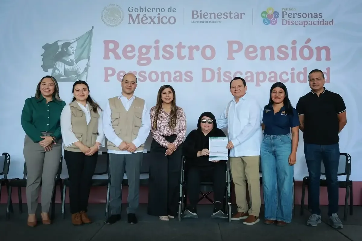 Yucatán comienza el registro para una pensión universal que beneficia a personas con discapacidad.