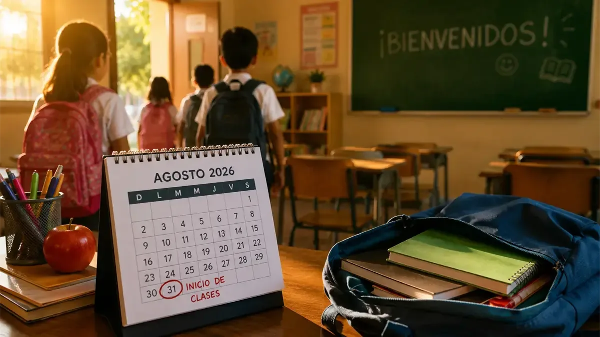 Se establece la fecha de inicio del nuevo ciclo escolar y la preparación de útiles escolares.