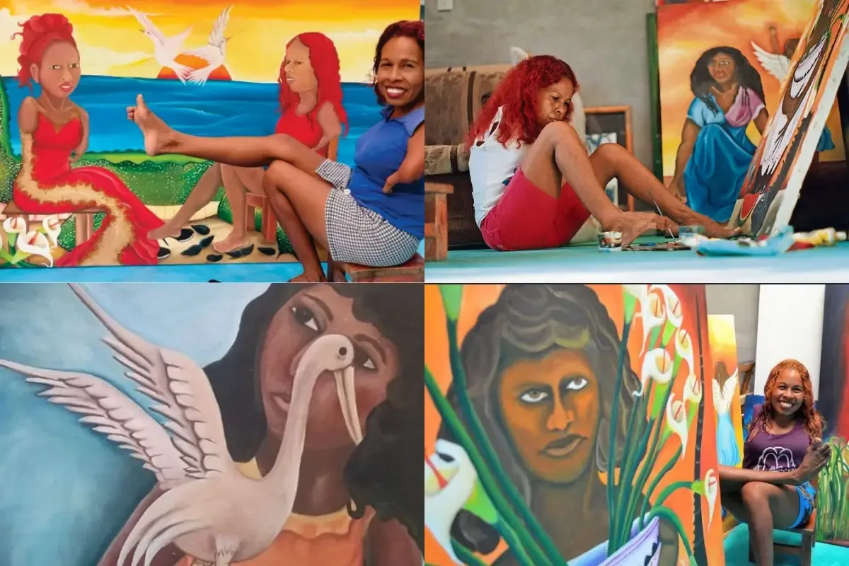 La obra de Yuyé Hernández resalta la lucha por la visibilidad de las mujeres afromexicanas en su comunidad.
