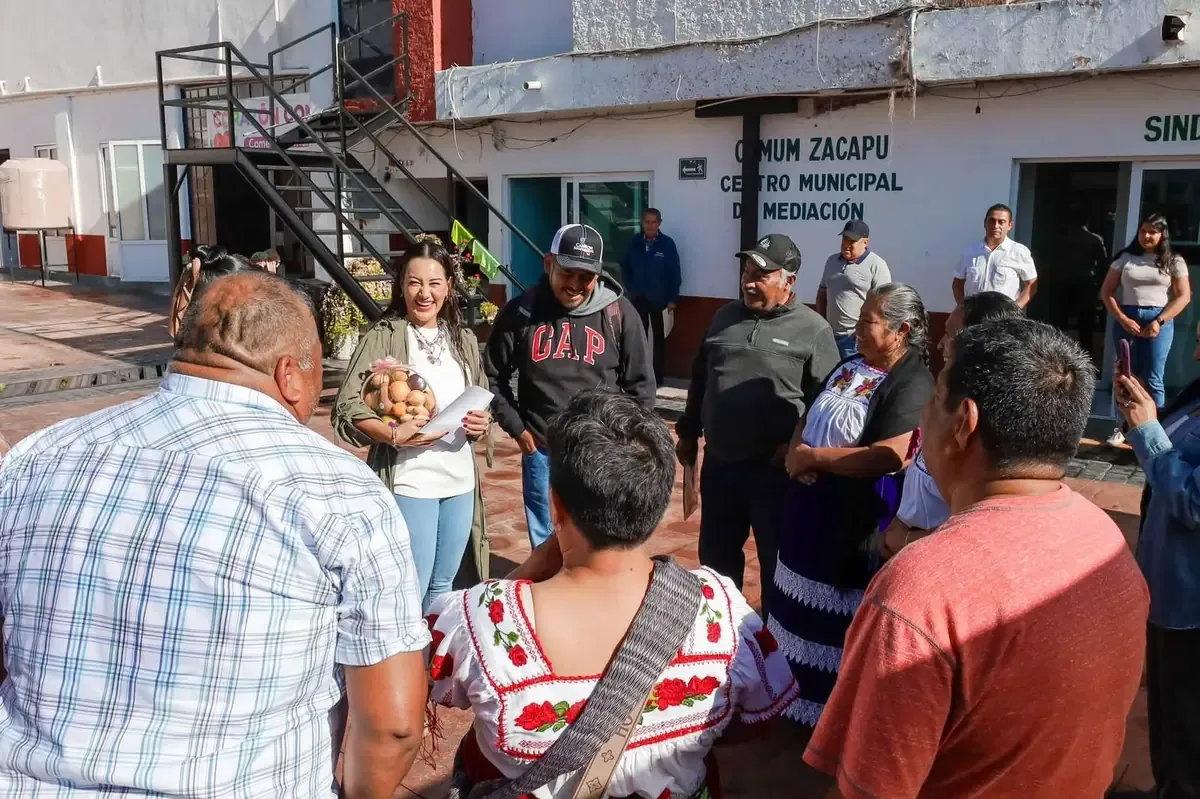 La alcaldesa Mónica Valdez impulsa estrategias de bienestar y programas sociales en Zacapu.