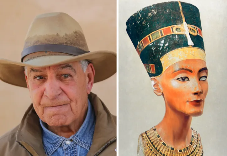 Zahi Hawass revela avances en la búsqueda de la tumba de Nefertiti.